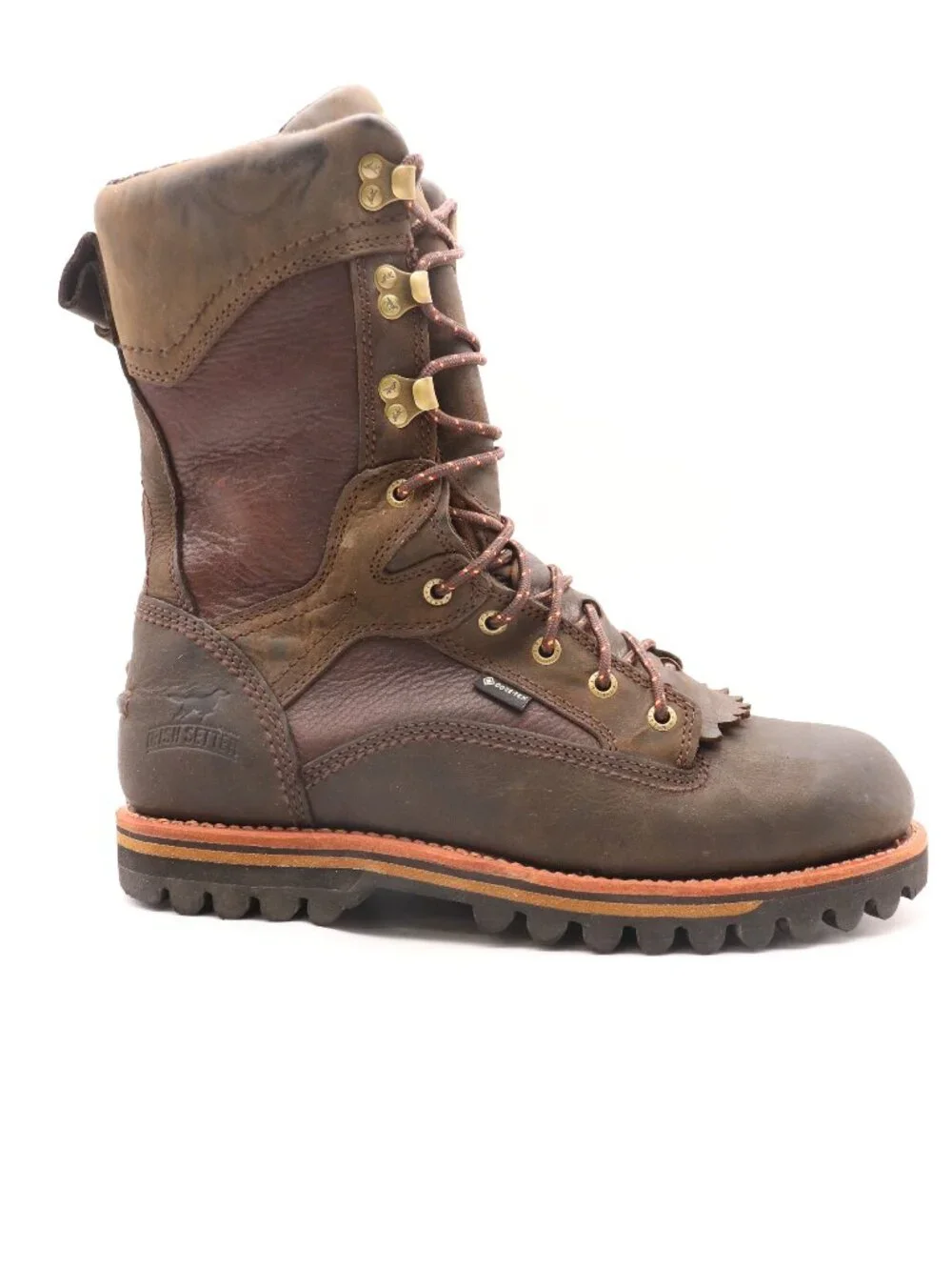 Irish Setter Elk Tracker Mens 9.5 D Waterproof Leather Hunting Boot Brown